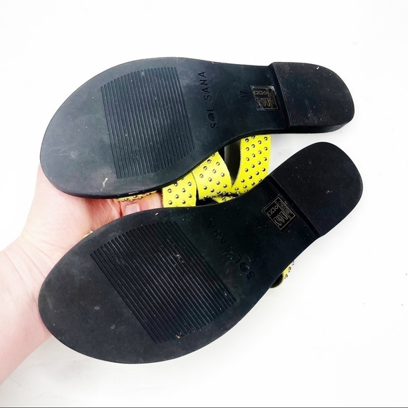 Sol Sana | Neon Yellow Sandals - Picture 4 of 5